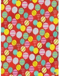 Wrapping Paper - WP4964-HAL008 - BALLOONS, CONFETTI & FUN
